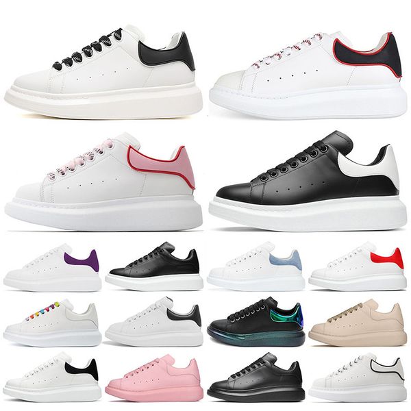 

2022 popular oversized black white casual shoes mens womens outdoot warking sneaker platform designer italy paris fashin suede grey leather, White;red