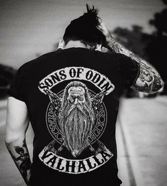 

sons of odin volhollo t-shirt viking t-shirt sport hooded sweatshirt hoodie