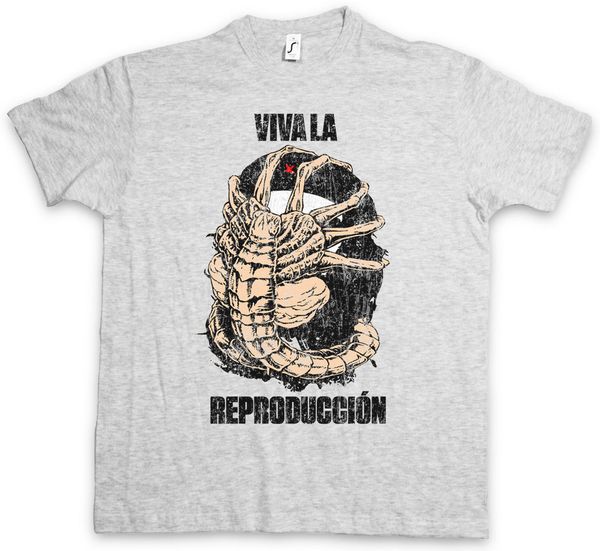 

viva la reproduccion face fan saga hugger fun alien aliens che guevara short sleeve sport hooded sweatshirt hoodie men t shirt