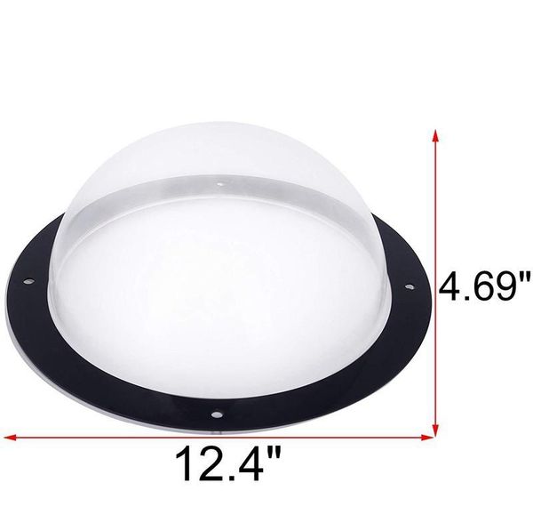 

dog fence window for pet - durable acrylic dog dome for backyard fence, house, reduced barking, necessary h jlltbd xhhair