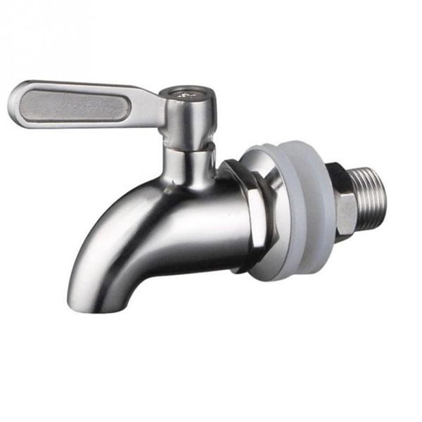 

12mm 16mm beverage wine barrel faucet drink dispenser tap spigot water stainless steel coffee juice taps silver faucet 5years