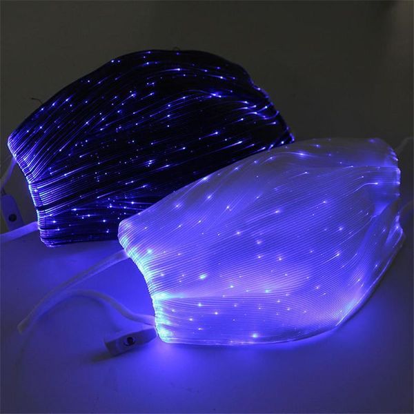 

filters pm2.5 glowing colors 7 with mask fashion luminous led facemasks for christmas party festival masquerade rave mas