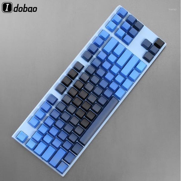 

keyboards midnight gradient pbt dye-subbed 104 keycaps set oem profile thick compatible with cherry mx switches and related clones1