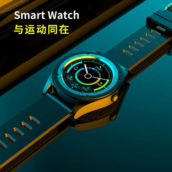 

new m10s round screen bluetooth touch flashlight body temperature detection exercise heart rate meter step smart bracelet