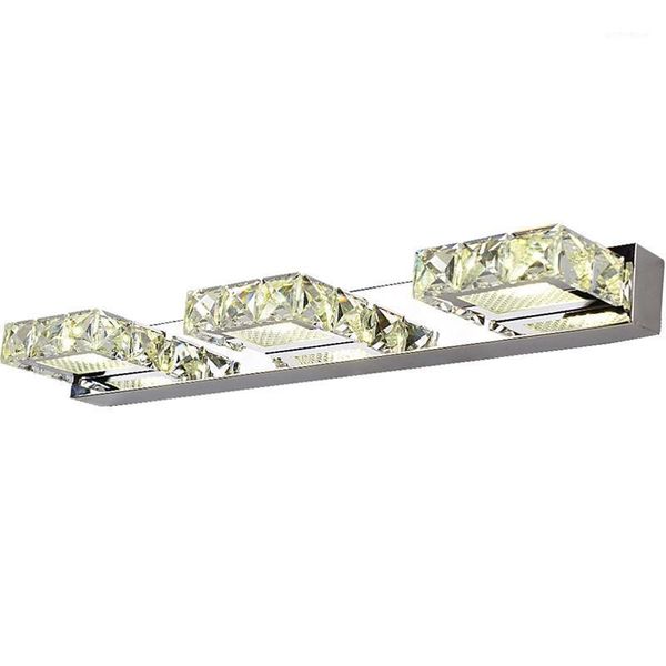 

wall lamp modern led square crystal mirror round long light home bedroom bathroom fixtures lighting sources1