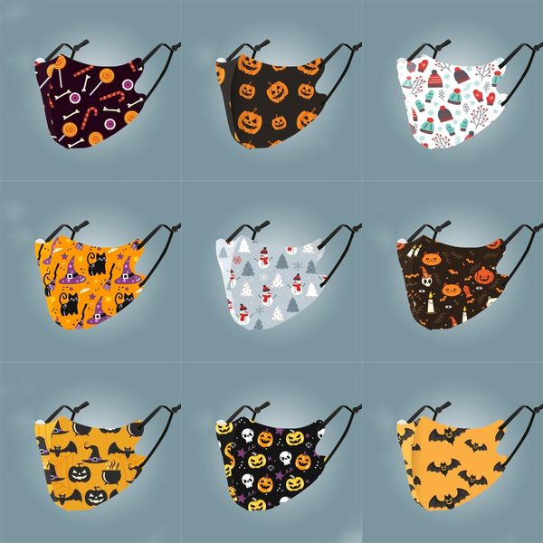 

reusable starry digital print washable breathable dustproof masks anti smog prective masks one size#241, Black