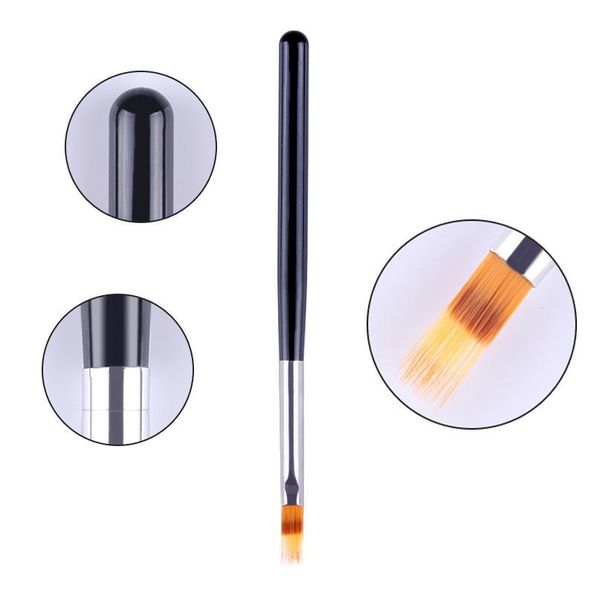 

1 pc gradient painting pen liner drawing brush french edge line paint pen nail jlljqw