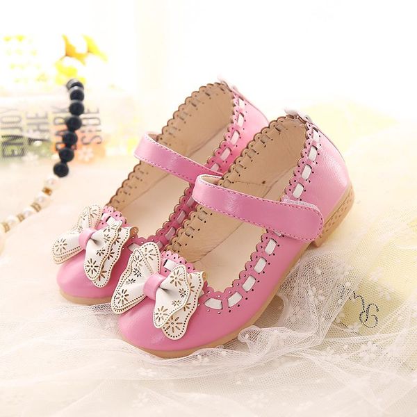 

2020 new kids sandals girls sandals summer fashion kids sandal cute butter tie design princess shoes girls bowtie shoes, Black;red