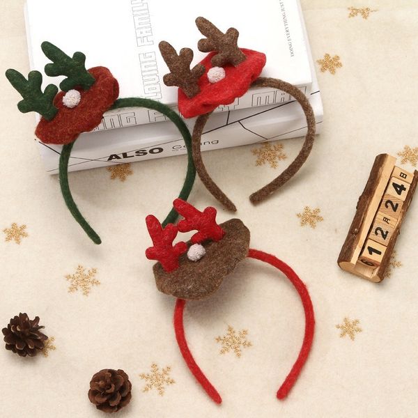 

christmas creative cloth antlers sen hair clips make-up party dance party cos headband decorations fast shipping