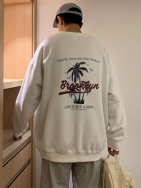 

2021 new winter plus velvet quilted men's clothes without hats loose clothing port jacket style y188, Black