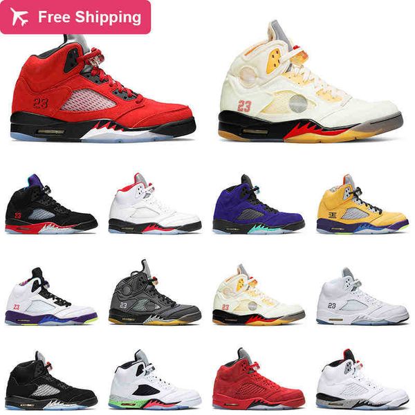 

jogging 5s men basketball shoes sail raging bull fire red inspire oregon ducks mens trainer sports sneakers