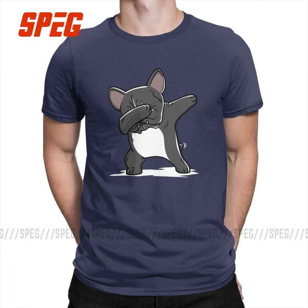 

dabbing french bulldog funny man 2018 fashion short sleeves dog crewneck normal clothes sport hooded sweatshirt hoodie t shirt