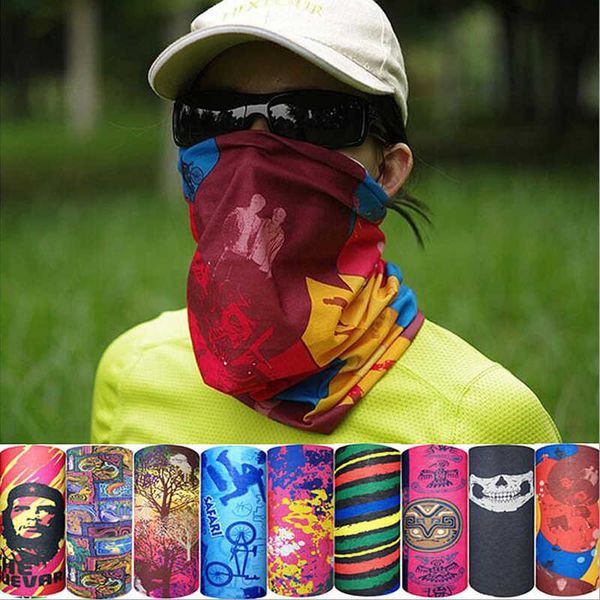 

22 style magic headband bicycle seamless bandanas summer outdoor sport bandanas ride mask bike magic scarf cycling headband, Silver