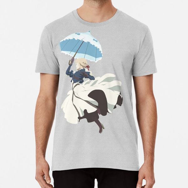 

violet evergarden - parasol - minimalist art t shirt violet evergarden parasol autumn leaves minimalist anime sport hooded sweatshirt hoodie