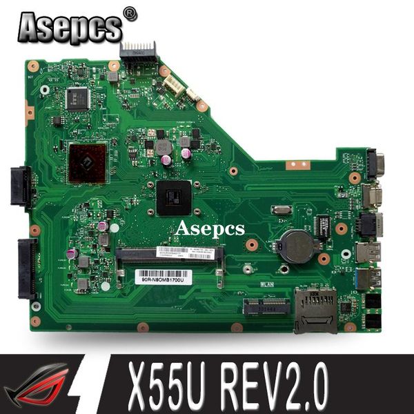 

asepcs x55u ноутбука материнская плата для asus x55u x55 test оригинальной материнской платой