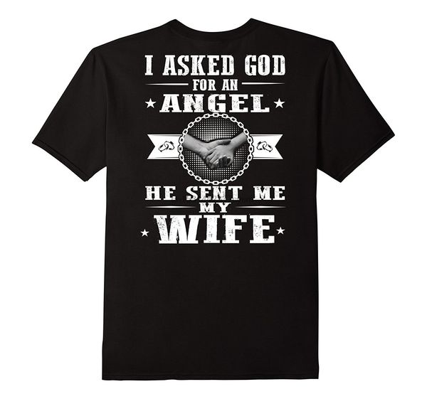 

i asked god for an angel he sent me my wife hoodie designers t shirts sweatshirt