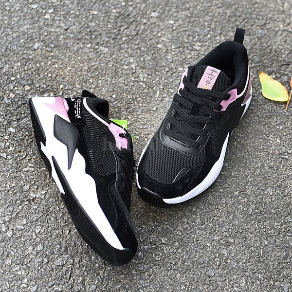 

us 7.5 eur 38 treeperi fashion chunky 2.0 running shoes black purple men women sports sneakers