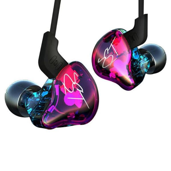 

kz-zst dynamic hybrid dual driver earphone hifi bass headset in-ear earbuds audio monitors noise isolating music sports earphone