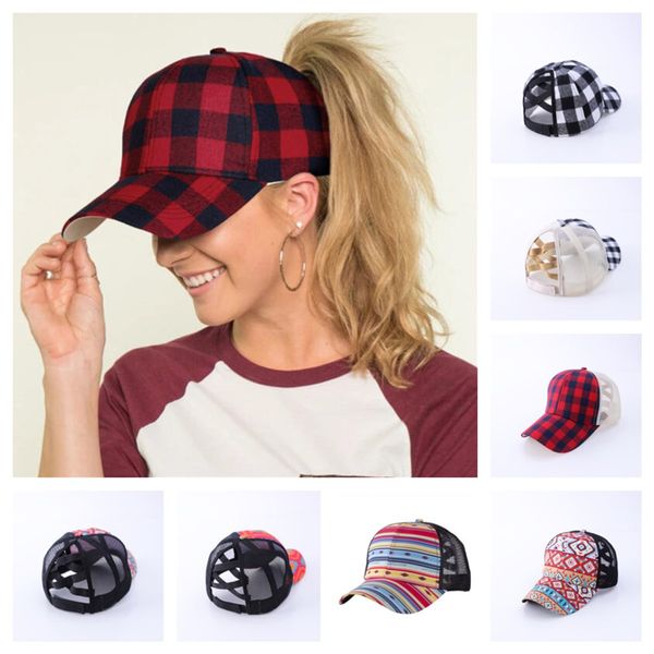 

buffalo e102802 criss-cross hollow tartan baseball mens out plaids ball hat adjustable cap plaid backpack mesh patchwork visor w klsa, White;black