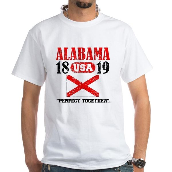 

спорт hot sale men t shirt мода алабама / сша 1819 государственность