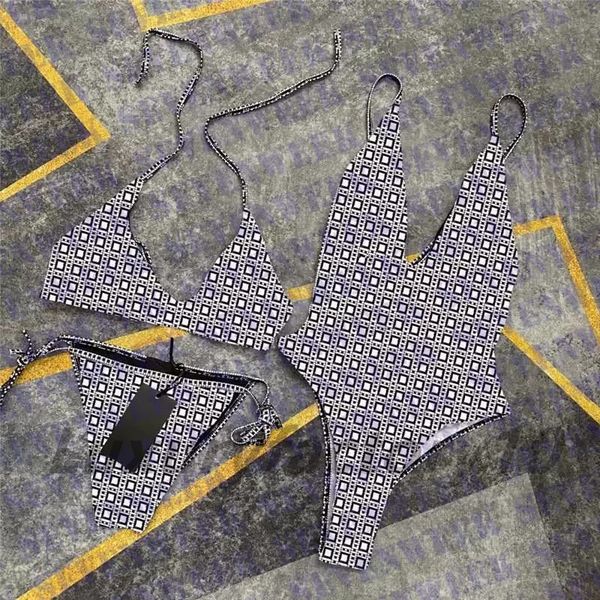 

2022 women bikinis set summer swimwear designer letter print one piece swimsuit for female size s-xl bathing suit