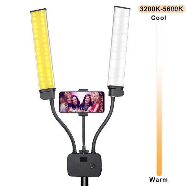 

mamen led video light dimmable selfie ring light usb pgraphy lighting ring lamp with phone holder for makeup youtube live1