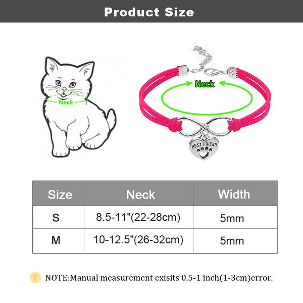 

cute cat collars adjustable pet puppy kitten collar heart tag accessories necklace for small dogs cats kitty chihuahua collar s q sqckmt
