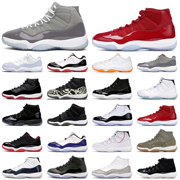 

cool grey 11 s1s mens basketball shoes 11s jubilee bred cap and gown concord 72-10 men womens trainers sports sneakers