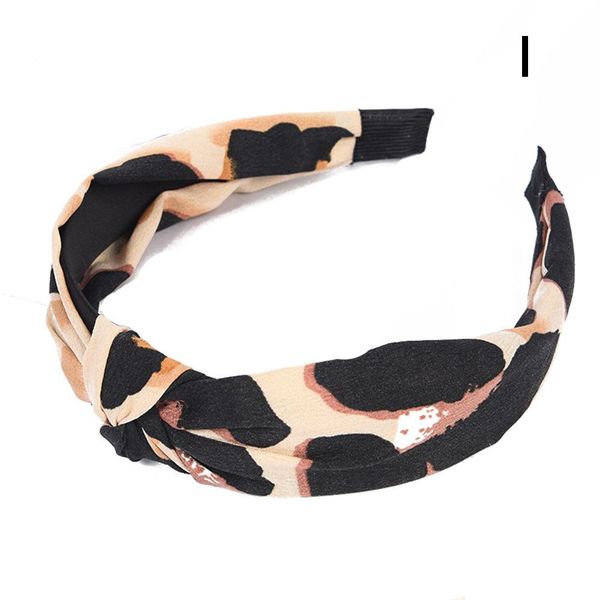 

fashion leopard printed twist knot headband turban women girls luxury elastic hair bands cross knotted stretchy head hoop wrap q sqcuwf