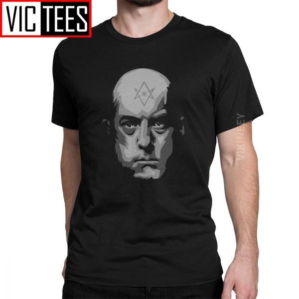 

men's aleister crowley t shirt magic solomon occult magick wicca demon evil clothes oversized t-shirt sport hooded sweatshirt hoodie