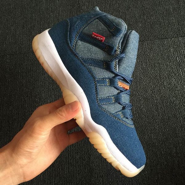 

mens basketball shoes jumpman 11 13 denim ls travis men black blue jeans 4s 11s 1s 13s sports trainers sneakers size 40-47