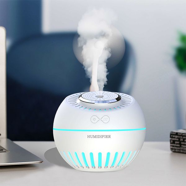 

usb humidifier whole night water soluble oil aroma diffuser with 7 color lights electric ultrasonic air humidifier