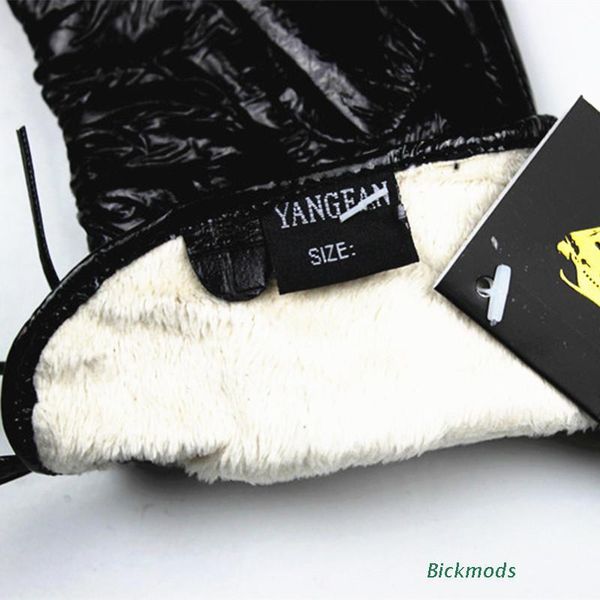 

бесплатная доставка натуральная кожаная легкая кнопка стиль бархатная подкладка овчины перчатки теплые осени и зимние варежки 201104, Blue;gray