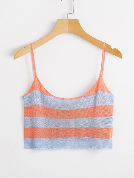 

cut and sew knit cami y7wl#, White