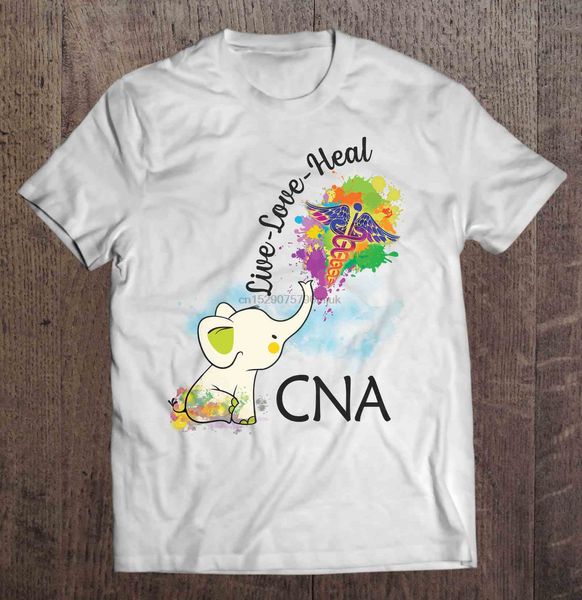 

men t shirt live love heal cna elephant version women t-shirt sport hooded sweatshirt hoodie