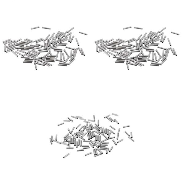 

300pcs обжима петли рукава различные одно медь рукава рыболовные снасти