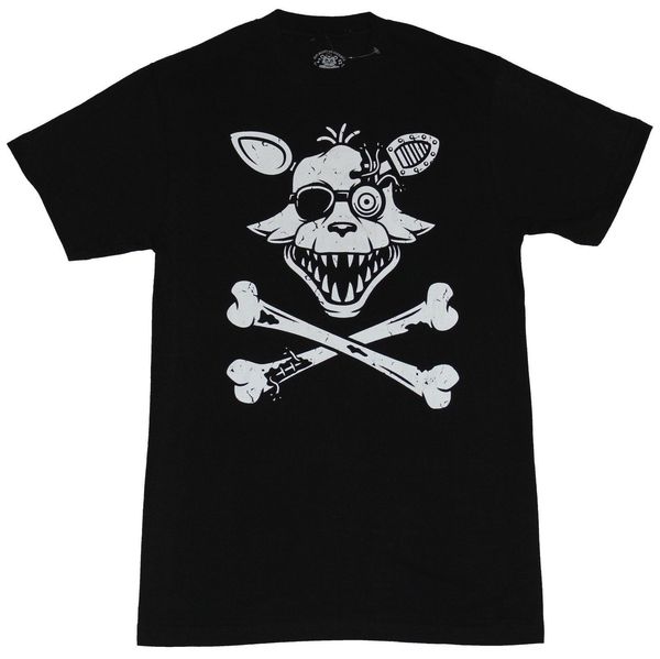 

five nights at freddy's foxy crossbones pirate's cove logo ima cartoon men new fashion sport hooded sweatshirt hoodie t shirt