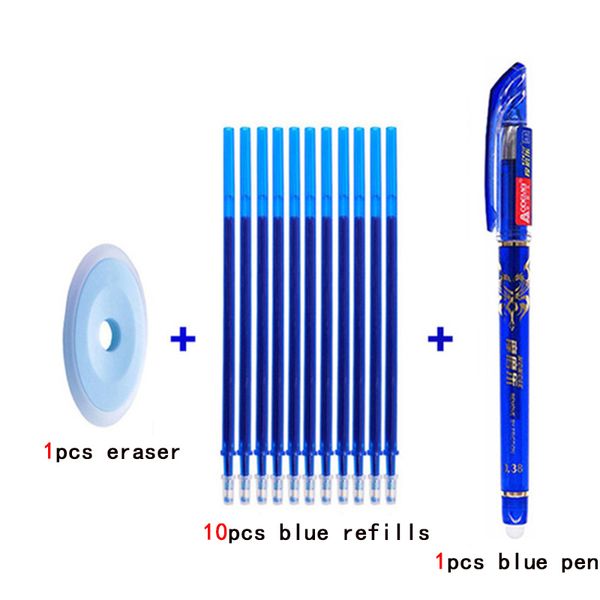 

Erasable Pen Set 0.5mm Colored Ink Refill Erasable Gel-Ink Pen Erasers Washable Handle Pen Stationery For School Office Supply