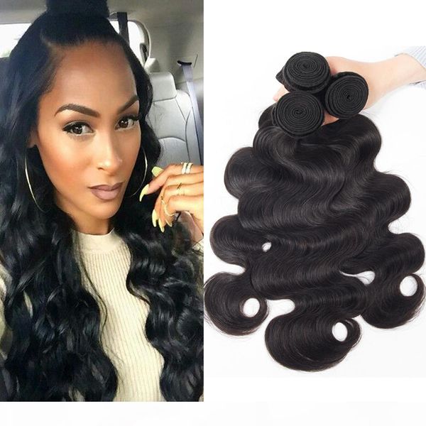 

remy unprocessed brazilian body wave straaight loose wave kinky curly hair weft human hair peruvian indian malaysian hair extensions dyeable, Black;brown