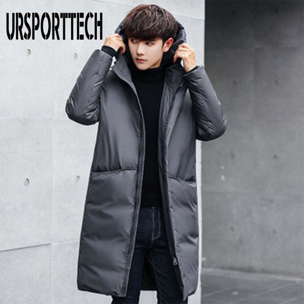 

new arrival winter white duck down jacket men brand thick warm coat for men outwear jacket coat homme plus size 3xl, Black