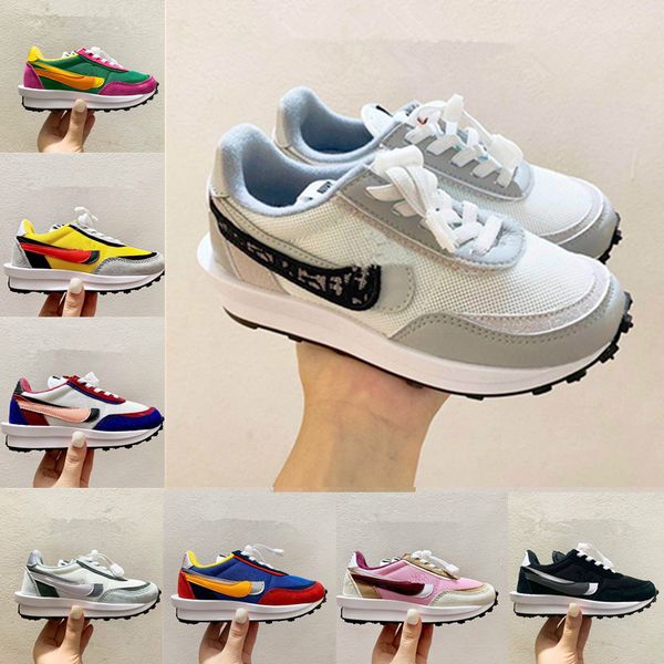 

2020 дети кроссовки мальчики девочки gusto sneaker кроссовки двойной крючок и дизайн язык спорт мальчик девочка mesh материал дышащая обувь, White