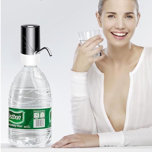 

water dispenser usb charging automatic electric pump button drinking switch smart wireless bottle treatment appliance1