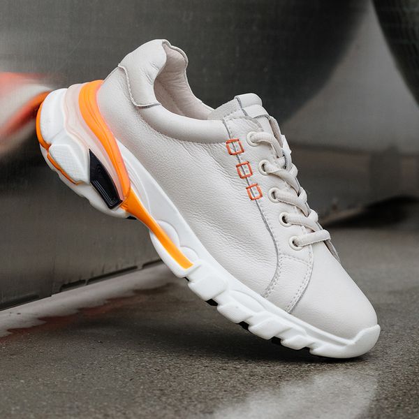 

2021 genuine plus size 22.5-25.5cm long in and out of all female sports shoes vulcanize g03o, Black