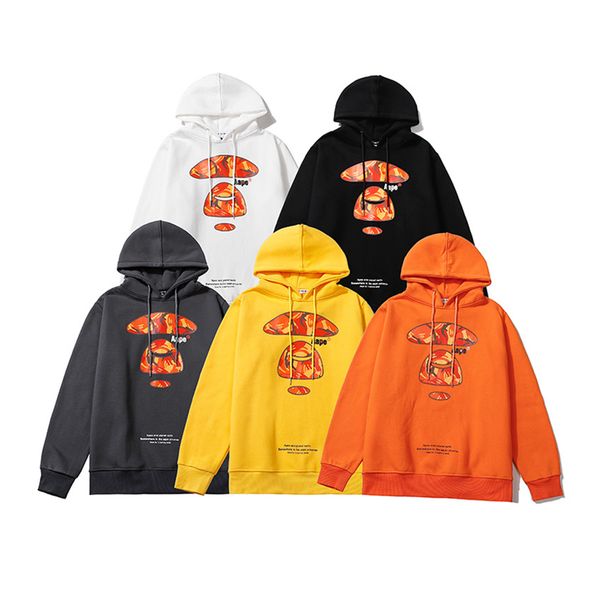 

fashion virgil hoodies mens womens tg 3801 aape warm sweater 2020ss hip hop cotton cenacolo clothing t-shirt classic fans autumn wear, Black