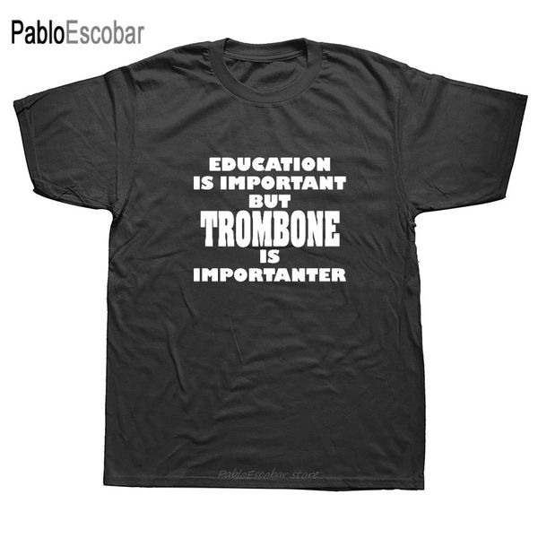 

education important trombone is importanter mens oversized streetwear hip hop printed tees hoodie designers t shirts sweatshirt