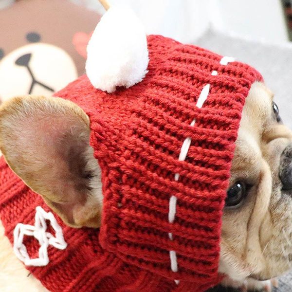 

winter pet hat christmas dog cap fat large dog hats for dogs cats accessories french bulldog caps for dogs labrador new year bbycjp bwkf