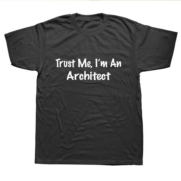 

sport funny trust me i'm an architect t shirt men summer short sleeve architecture geek nerd math vintage t-shirt cotton tees black