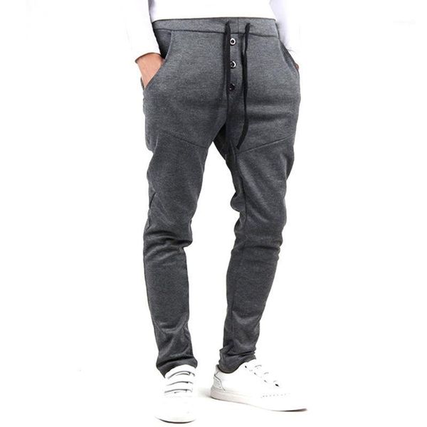 

men jogger pants casual slim long trousers male gyms fitness bodybuilding sweatpants fashion jogger track pants bottoms hombre1, Black