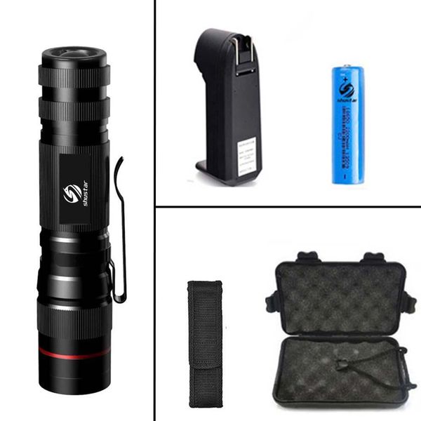 

mini q5 водонепроницаемый светодиодный фонарик 3 режимы ультра яркий светодиодный факел увеличить фонарик с 14500 аккумуляторная батарея kqc