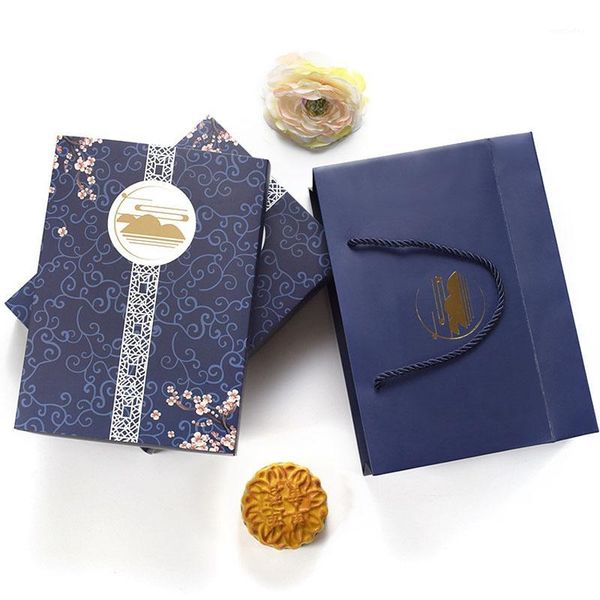 

mooncake packaging box container portable handbags birthday wedding party favors gift bags1